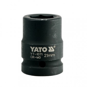 Cheie tubulara hexagonala de impact, Yato YT-1071, 3/4, 21mm, Cr-Mo
