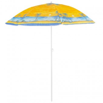 Umbrela plaja, Diametru 180 cm, Inaltime 200 cm, Protectie UV