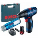 Bosch GSR 120 LI Masina de gaurit si insurubat cu 2 acumulatori, Li-Ion, 12 V, valiza plastic - 3165140955720