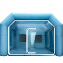 Cabina de vopsit, gonflabila, Vevor, 2 x suflante, 330 / 1100W, dimensiune exterioara 8 x 4.5 x 3 m