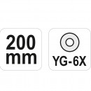 Cleste pentru taierea placilor ceramice Yato YT-37160, lungime 200 mm