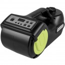 Kit cric hidraulic cu compresor si cheie electrica cu impact, 5 Tone, A12 V, Inaltime 155-420 mm, Lanterna