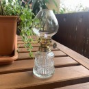 Mini Lampa cu gaz lampant Strend Pro Glass, inaltime 14.3 cm, abajur de sticla
