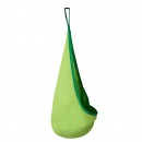 Scaun hamac pentru copii, Verde, max 54 kg, ø70x70x160 cm, Lumini led in 4 culori, accesorii prindere