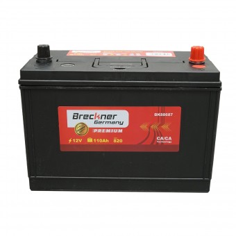 Acumulator T3, baterie auto 110Ah, 820A, 12V BRECKNER PREMIUM