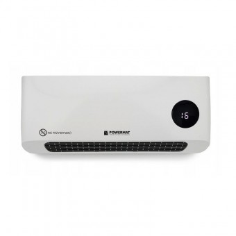 Aeroterma de perete, Telecomanda, 0 / 1000 W / 2000 W, LCD, termometru, Timer