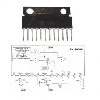 AMPLIFICATOR AUDIO 37.5W