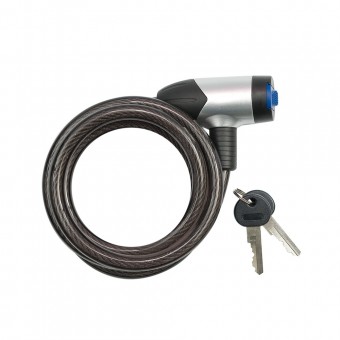 Antifurt biciclete, motociclete lung,10mmx1500mm, 2 chei