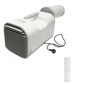 Aparat de aer conditionat portabil 4100 BTU, 420W, 220V cu functie dezumidificare, ventilatie, telecomanda, mod somn, kit instalare inclus Breckner Germany
