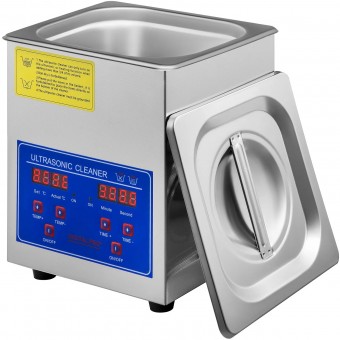 Aparat de curatat cu ultrasunete, Capacitate 1.3 l, 60W, frecventa ultra-inalta 40 kHz, Inox