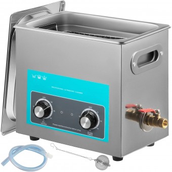 Aparat de curatat cu ultrasunete, Capacitate 6 l, 180W, frecventa ultra-inalta 40 kHz, Inox, 0-80℃