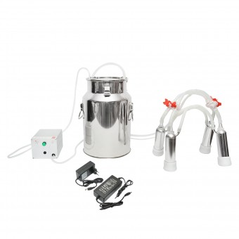 Aparat de muls portabil cu 1 post pentru vaci bidon inox 18l