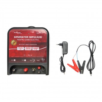 Aparat generator impulsuri DC 12/220V, 4 Joule, 70km pentru gard electric Breckner Germany