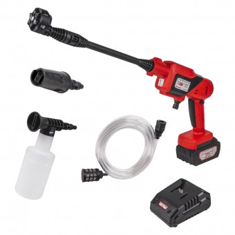 Aparat spalat cu presiune 2,5MPa,acumulator 4Ah, 6 in1 in set