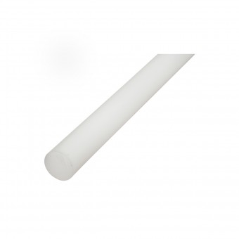 Bara poliamida, polioximetilena-poliacetal POM alba 1000x110mm 14.6Kg