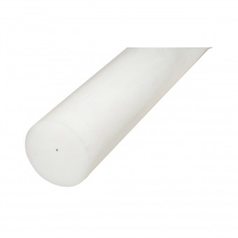 Bara poliamida, polioximetilena-poliacetal POM alba 1000x60mm 4.24 KG