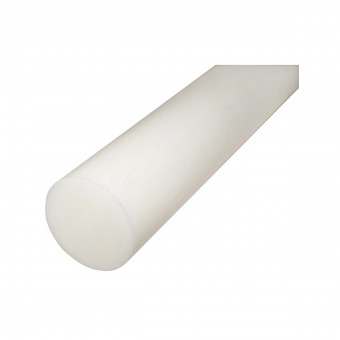 Bara poliamida, polioximetilena-poliacetal POM alba 1000x90mm 9.6 KG
