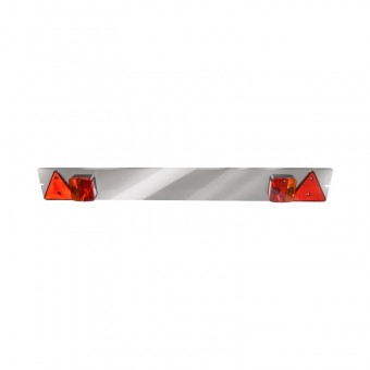 Bara remorca 1200mm, 2x lampa, 2x triunghi reflectorizant, cablu 6m si priza 7 pini 12V