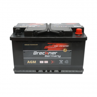 Baterie auto AGM start-stop 12V/80Ah, 950A la pornire 315x175x195mm Breckner Germany