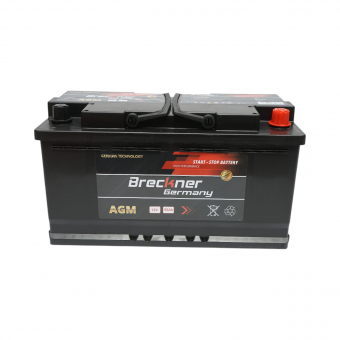 Baterie auto AGM start-stop 12V/95Ah, 1000A la pornire 350x175x195mm Breckner Germany