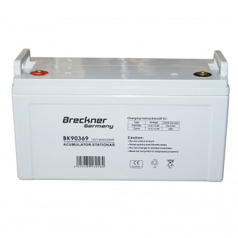 Baterie sistem solar cu gel 12V 120Ah 20HR 420x185x260mm Breckner Germany