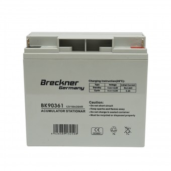 Baterie sistem solar cu gel 12V 18Ah, 181x77x167x167mm L1, FC12-18 Breckner Germany