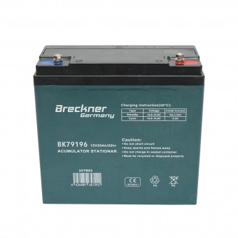 Baterie sistem solar cu gel 12V 25Ah 20HR 180x170x77mm Breckner Germany
