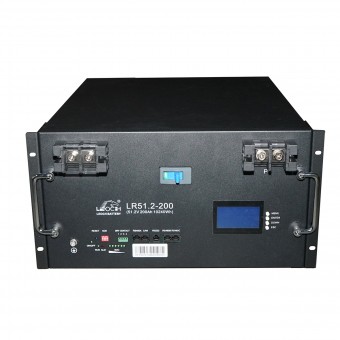 Baterie stocare cu litiu 10.24KW LiFePO4 51.2V, 200Ah cu BMS, LCD display, protectie temperatura, conexiune in paralel Leoch Battery