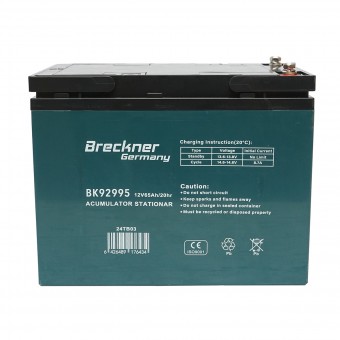 Baterie VRLA cu gel pentru bicicleta electrica 12V 65Ah 20HR 224x150x175mm Breckner Germany