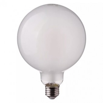 BEC LED G95 E27 7W CU FILAMENT 6400K ALB RECE STICLA MATA