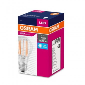 Bec led Osram Filament 11 W, lumina naturala 4000K, E27