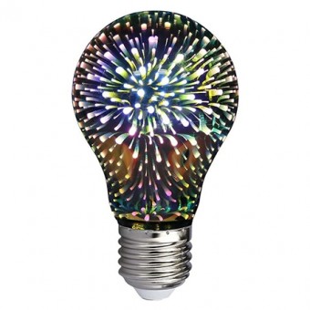 BEC LED ST64 E27 3W CU FILAMENT 3000K ALB CALD MODEL 3D