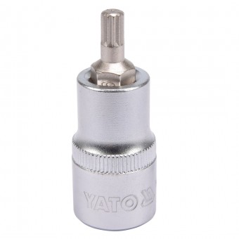 Bit spline Yato YT-04341, M6, cu adaptor 1/2, 55mm, Cr-V