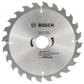 Bosch Disc circular pentru lemn ATB,  2.2/1.4x30x190mm, 24T - 3165140890984