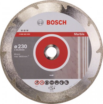 Bosch Disc diamantat marmura 230 Best for Marble, 230x2.2x3x22.23mm - 3165140581998