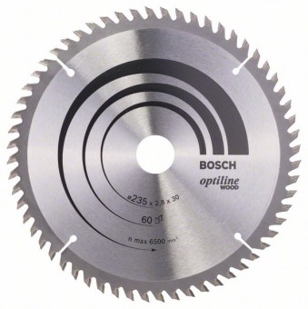 Bosch Disc Optiline Wood 235x30x60T - 3165140373746