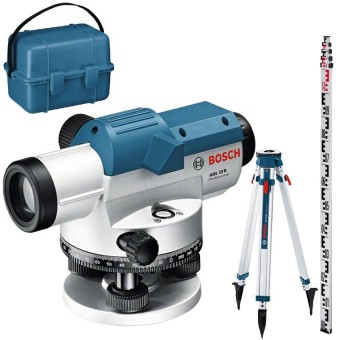 Bosch GOL 32 G + BT160 + GR500 Professional Nivela optica, factor de marire 32x, precizie 1 mm/30 m - 3165140745024