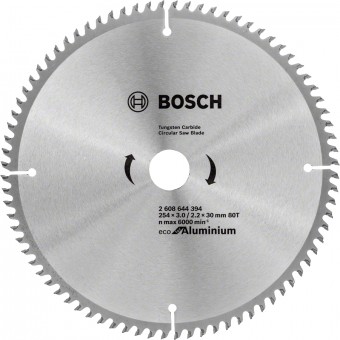 Bosch Panza ferastrau circular Eco for Aluminium, 254x30x3mm, 80T - 3165140891158