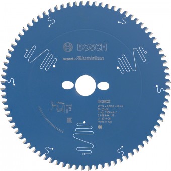 Bosch Panza ferastrau circular Expert for Aluminium, 254x30x2,8/2.0mm, 80T - 3165140796781