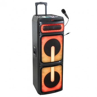 BOXA PORTABILA 2X10/25CM 400W RMS CU USB/SD/BLUETOOTH
