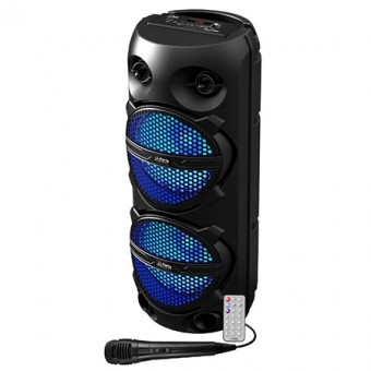 BOXA PORTABILA 2X8/20CM 100W TWS BT/FM/USB/MSD