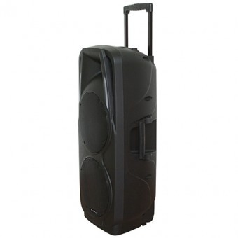 BOXA PORTABILA ACTIVA 2X10/25CM 300W RMS USB/SD/BT/VHF