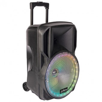 BOXA PORTABILA ILUMINATA LED 15/38CM 50W RMS CU USB/SD/BT/FM