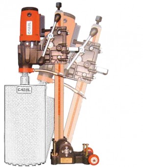 Cabel CSN-14A-BA Unitate antrenare carota, 2700W + Suport cu reglaj unghi +/-60 grade, 315mm