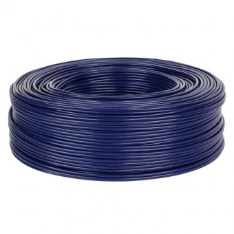 Cablu 2rca 4mm albastru rola