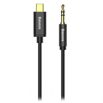 CABLU AUDIO TIP C- JACK 3.5MM 1.2M BASEUS - NEGRU
