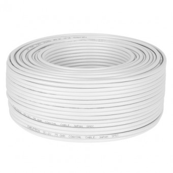 Cablu coaxial 3c2v alb