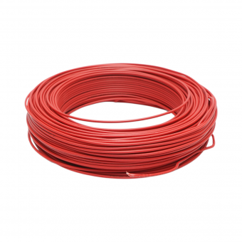 Cablu electric cupru 1.5mm rosu FY H07V-U, izolatie PVC 450/750V 100m/rola