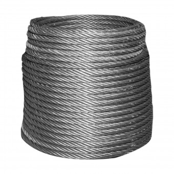 Cablu troliu otel 6x25 Ø 12mm cu inima metalica batut 80m/rola