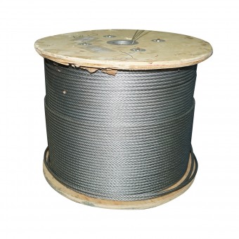 Cablu troliu otel 6x25 fi 11mm cu inima metalica 1000m/rola